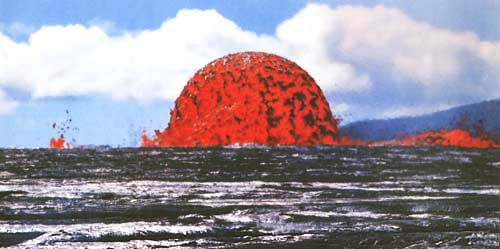 Lava fountain